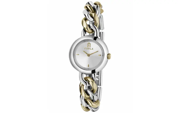 

Furla Часы Wrist Watch Quartz Movement Stainless Steel Watchband 28mm Silver Dial Women's Watch, Silver Dial