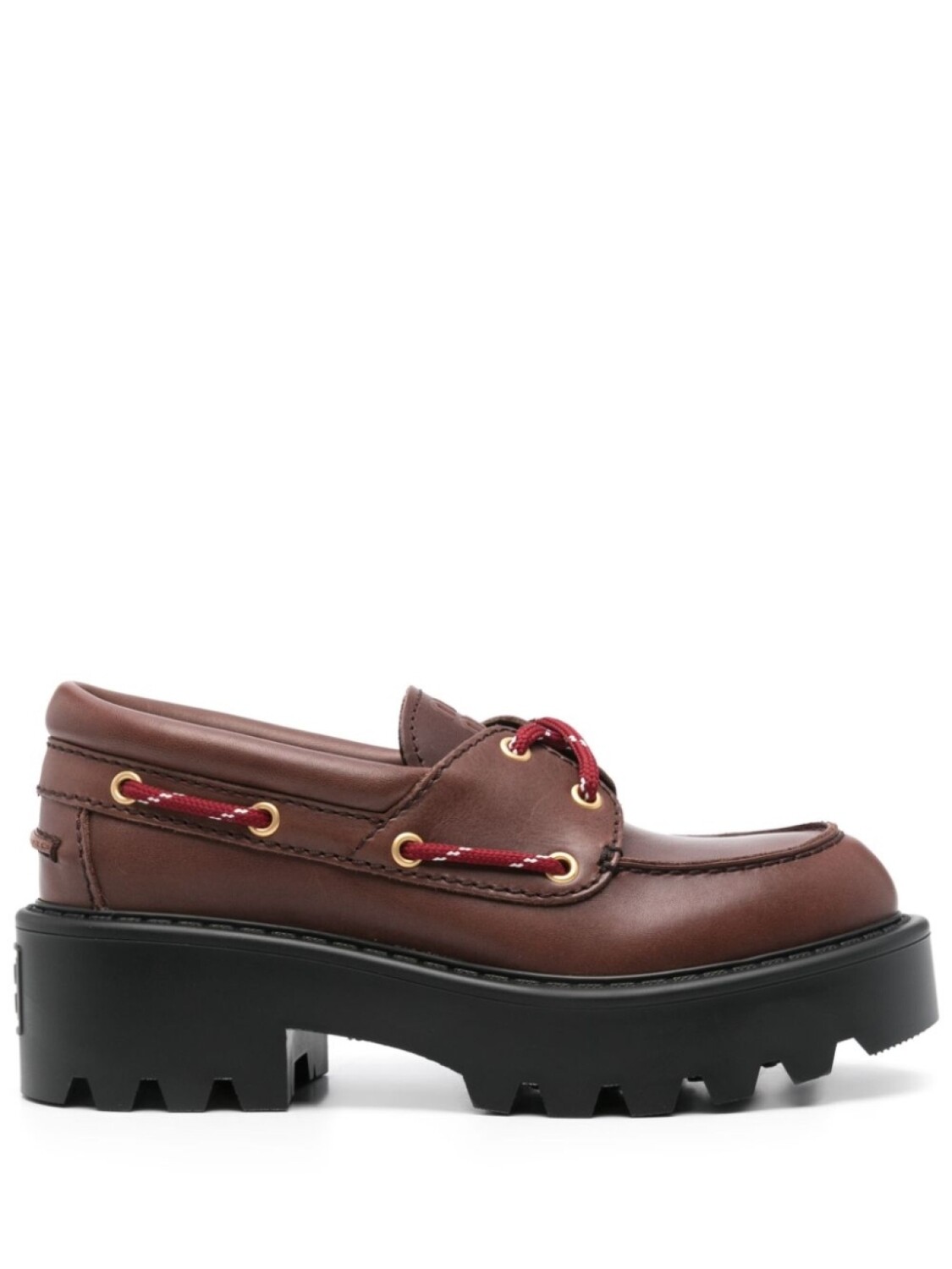 

Кожаные мокасины Miu Miu, коричневый