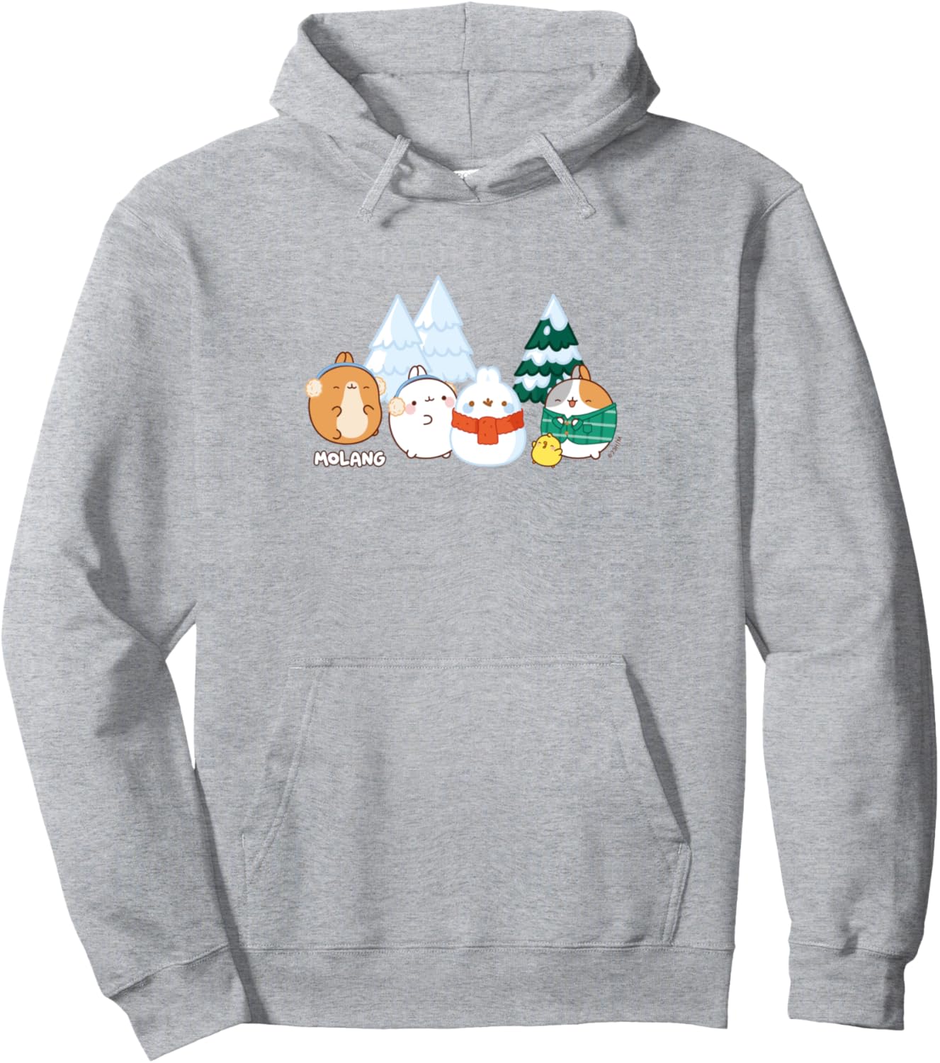 

Забавный мультяшный дизайн для женщин, мужчин и детей. Толстовка, серая Molang, Серый, Забавный мультяшный дизайн для женщин, мужчин и детей. Толстовка, серая Molang