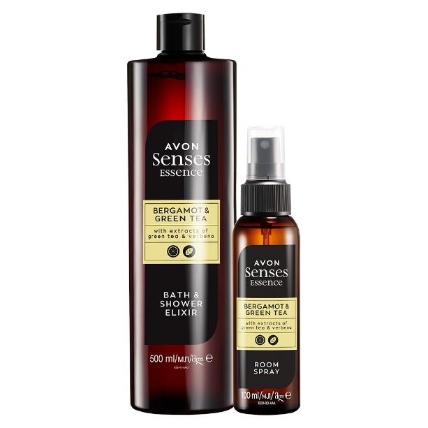 

Набор зеленого чая Senses Bergamot [Эликсир + Спрей] AVON