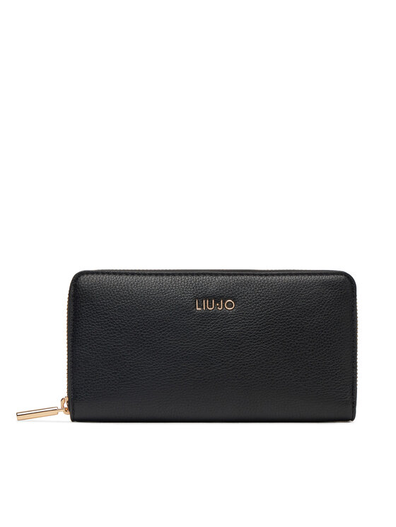 

Большой женский кошелек XL Zip Around AA5155 E0058 Liu Jo, черный