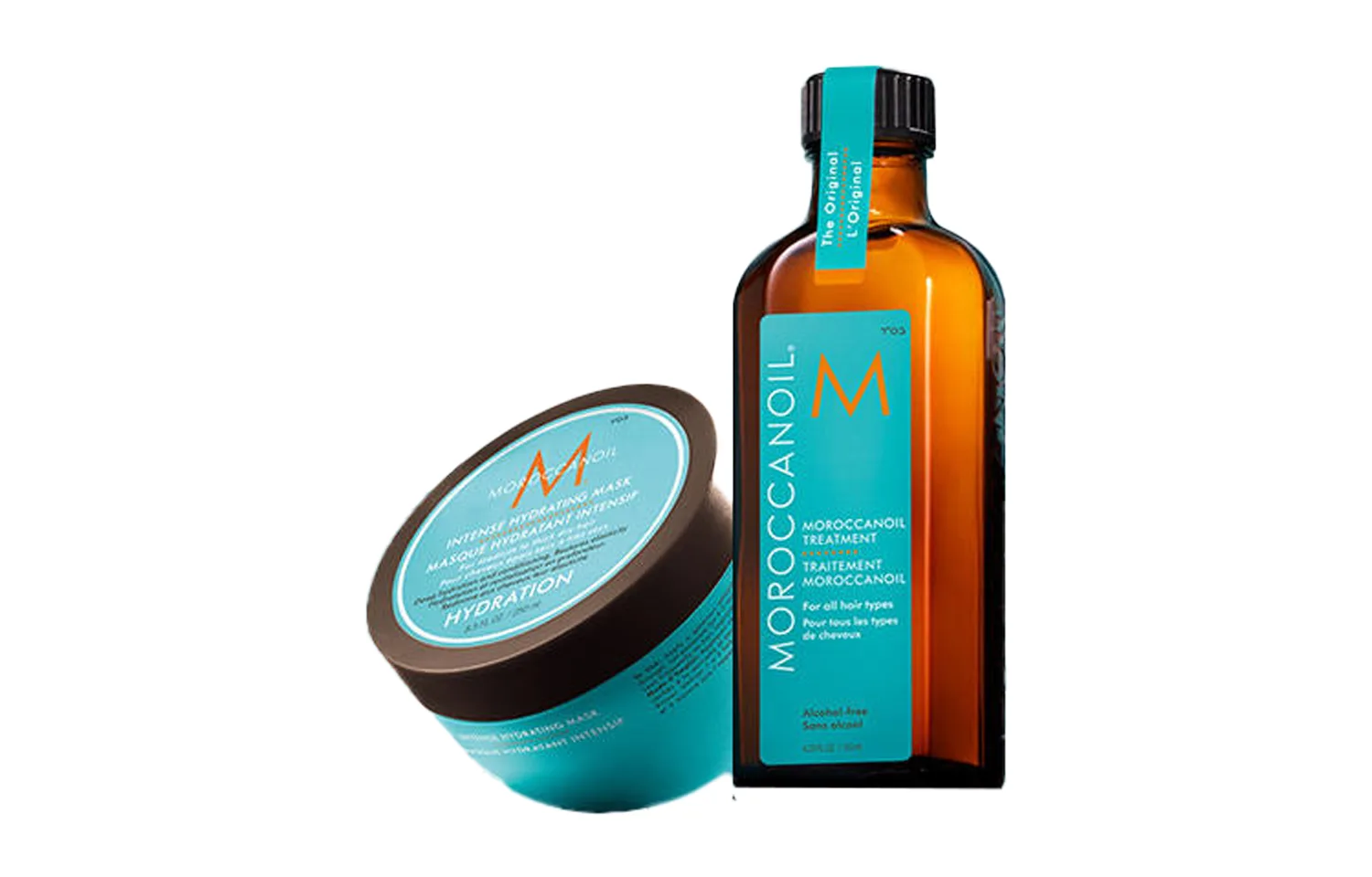 Набор шампуня и кондиционера унисекс Moroccanoil, Essential Oils for Hair Care 125ml+Deep Hydrating Hair Mask 250ml — фото 2