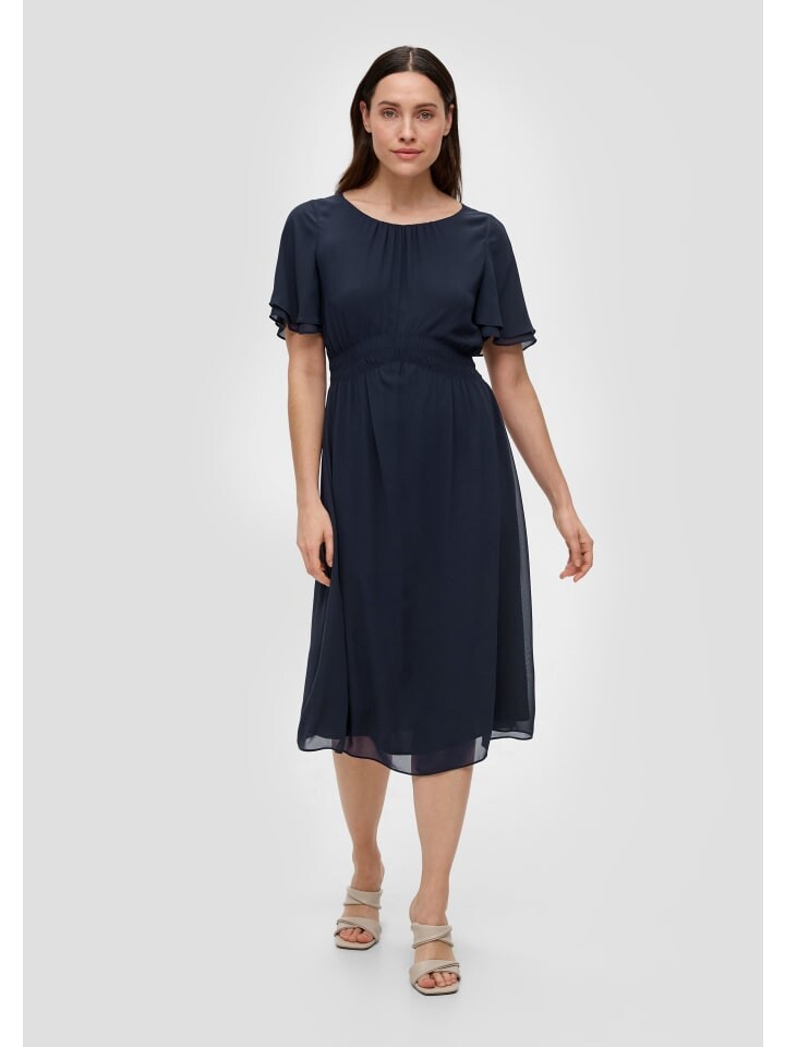 

Короткое платье sOliver BLACK LABEL kurz, синий