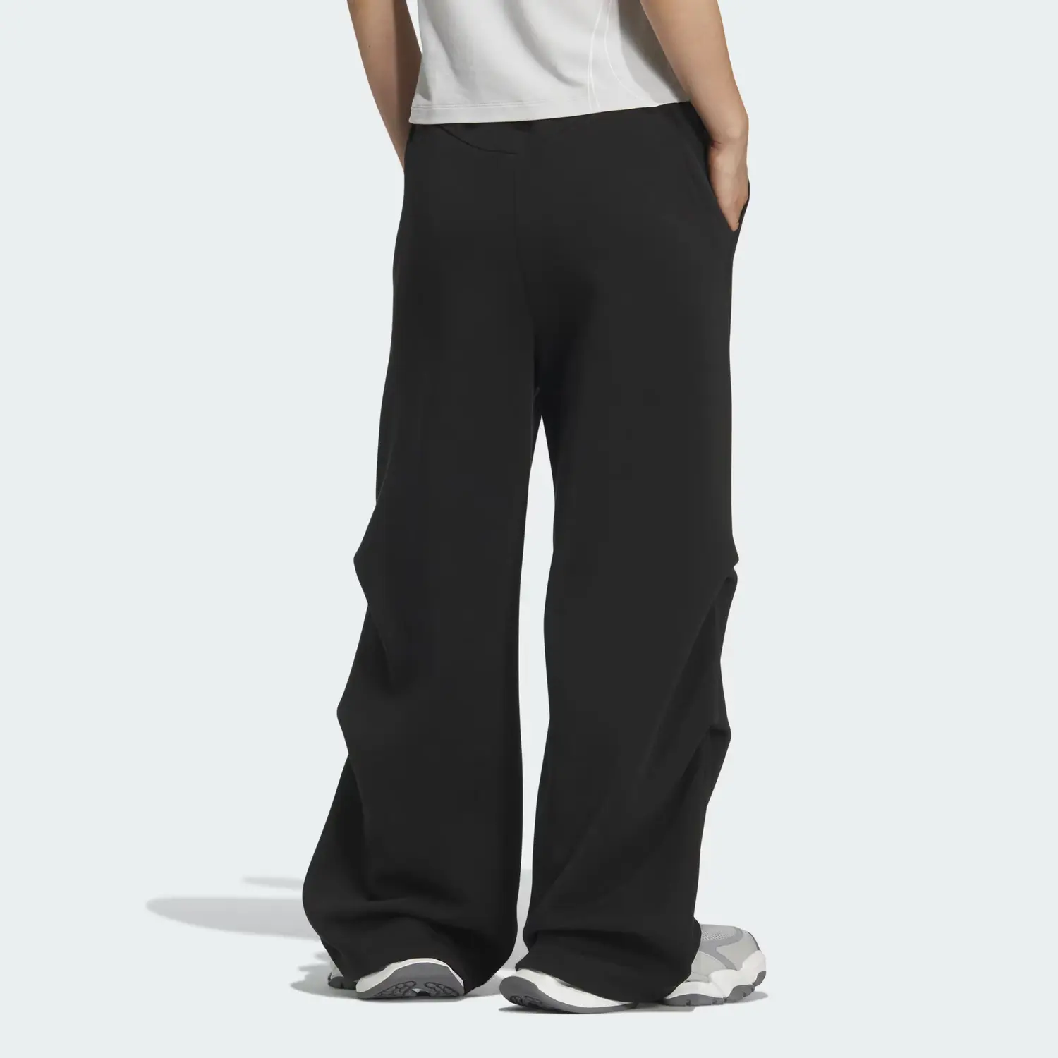 Брюки FOS TRACKSUIT BOTTOMS повседневные женские Adidas, черный — фото 4