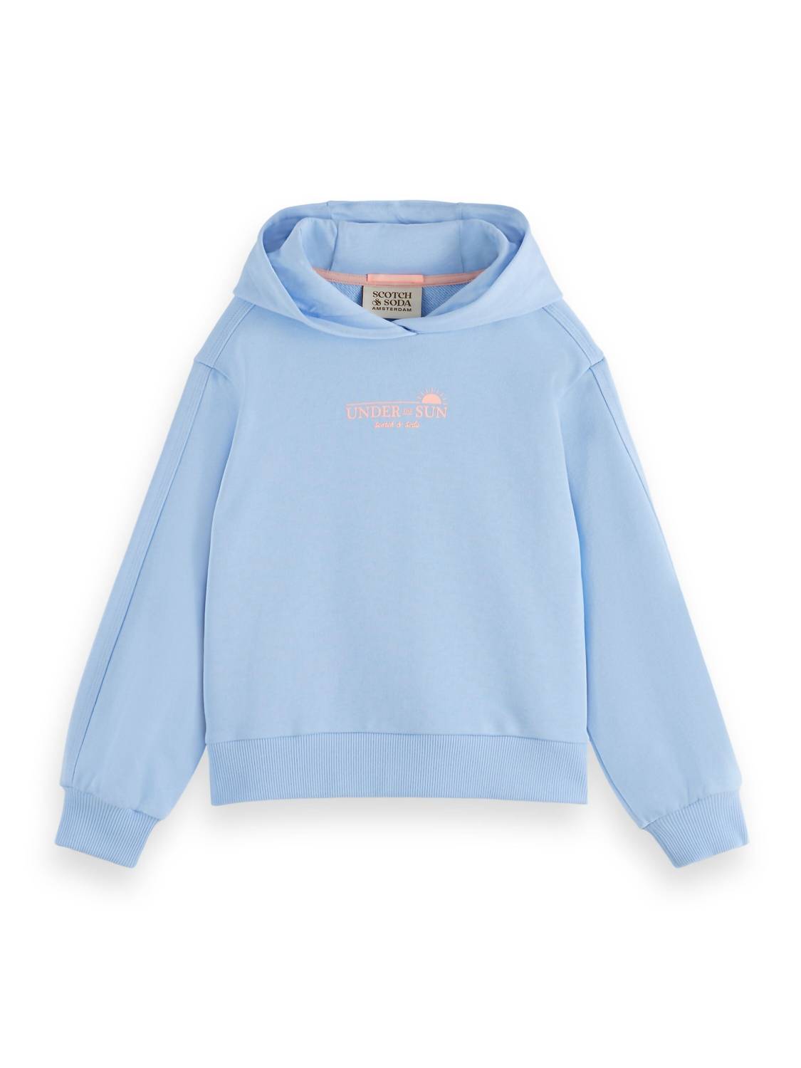 

Детская худи из органического хлопска небесно-голубого цвета SCOTCH & SODA