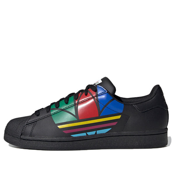 

Кроссовки суперзвезда чистый Adidas, черный