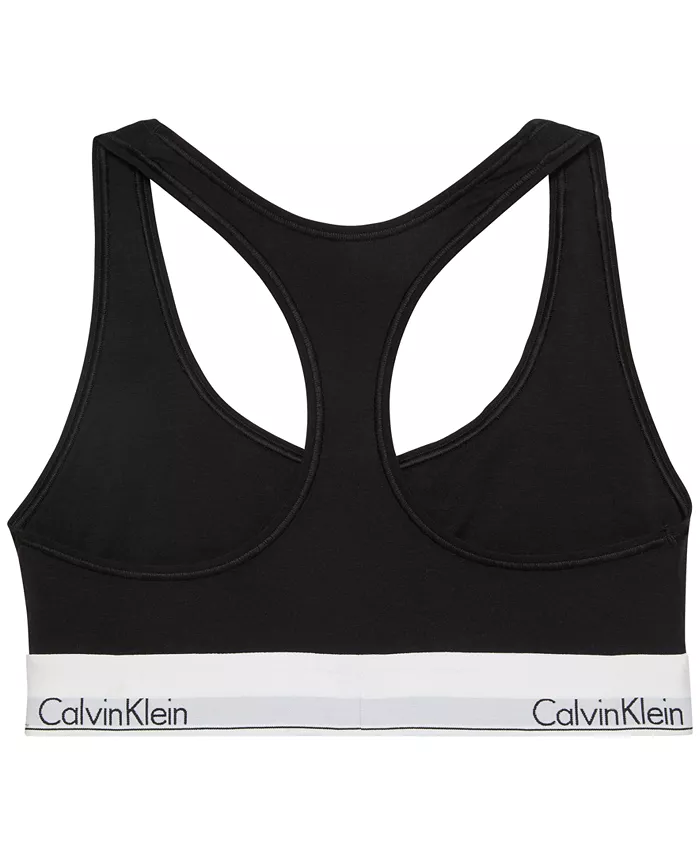 

Женский бюстгальтер Icon Cotton без подкладки со спиной-борцовкой QF8493 Calvin Klein, черный