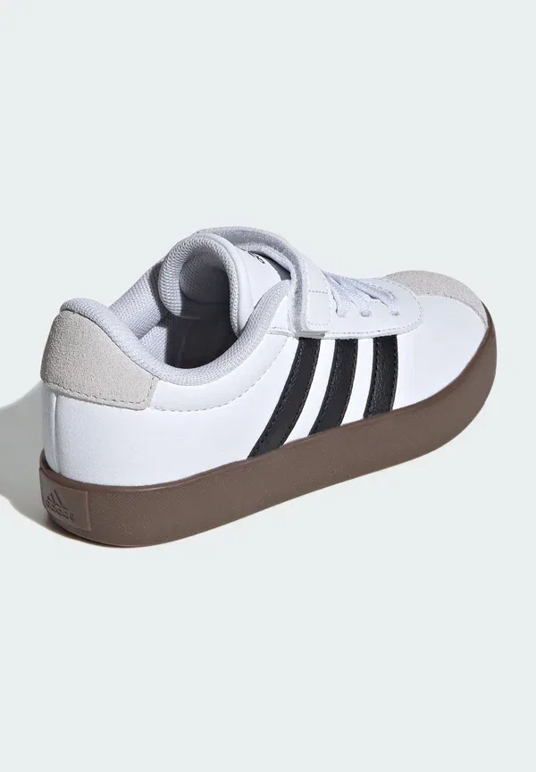Кроссовки Adidas Performance VL Court 3.0 EL C, белый с черным и серым — фото 4