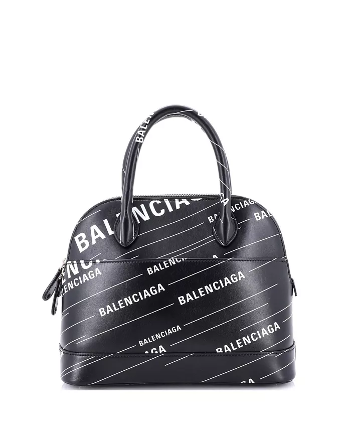 

Маленькая кожаная сумка Ville с логотипом Pre-Owned Balenciaga, черный