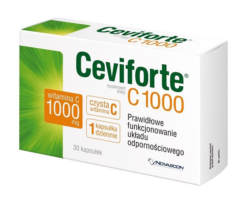 

Витамин С в капсулах Ceviforte C 1000 Kapsułki, 30 шт