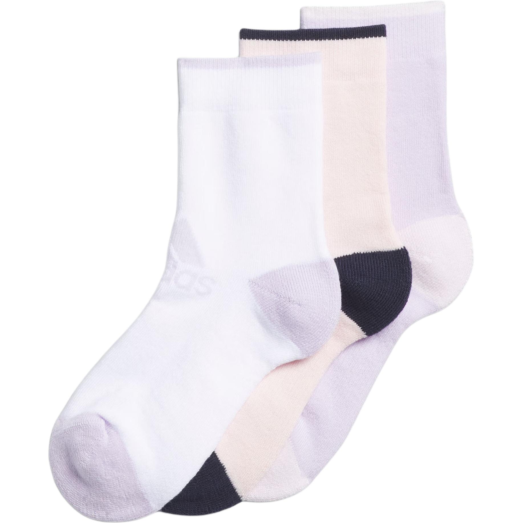 

Детские носки Adidas, 3 Pack (Pink/Light Purple/White)