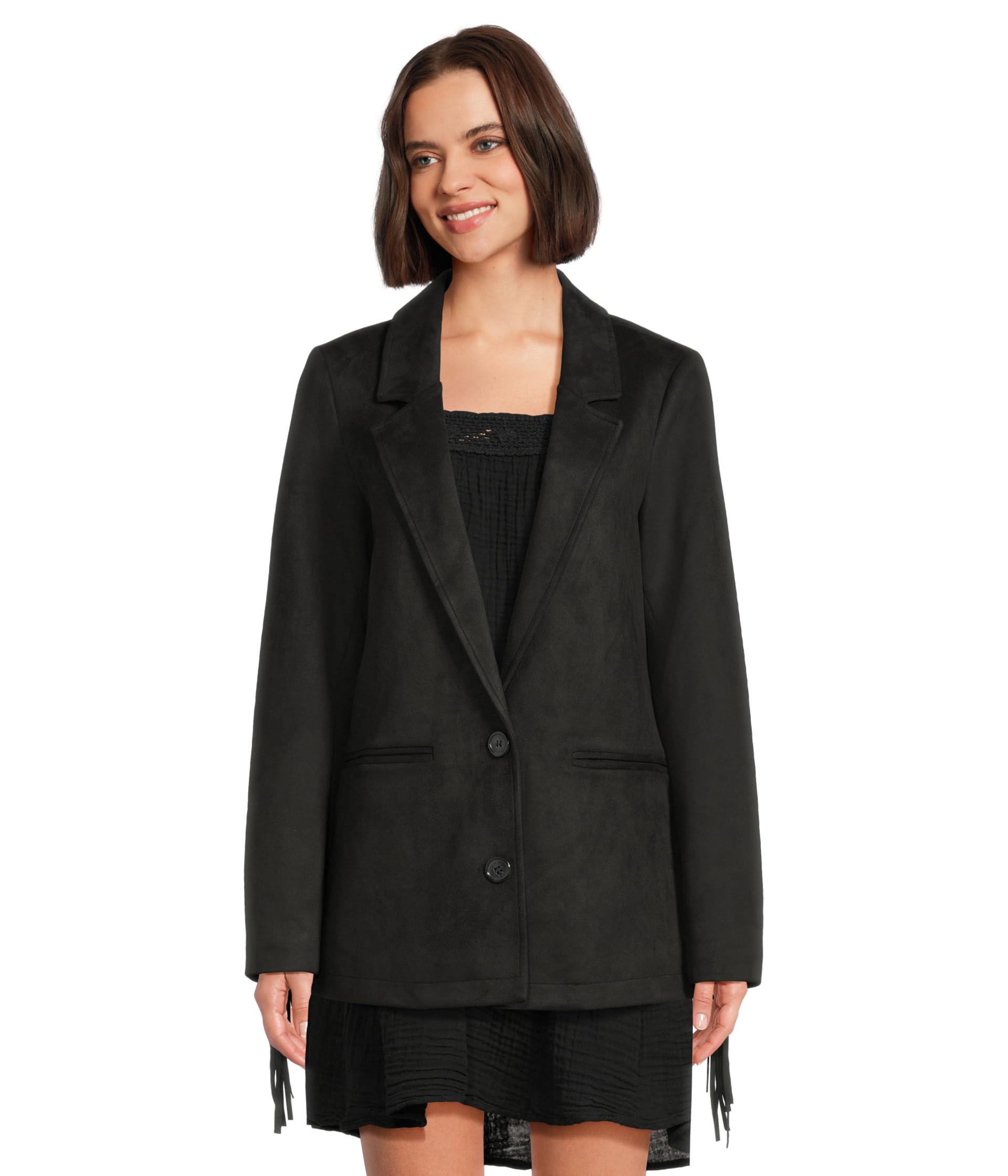 

Куртка Show Me Your Mumu Sierra Fierra Jacket, цвет Black Faux Suede