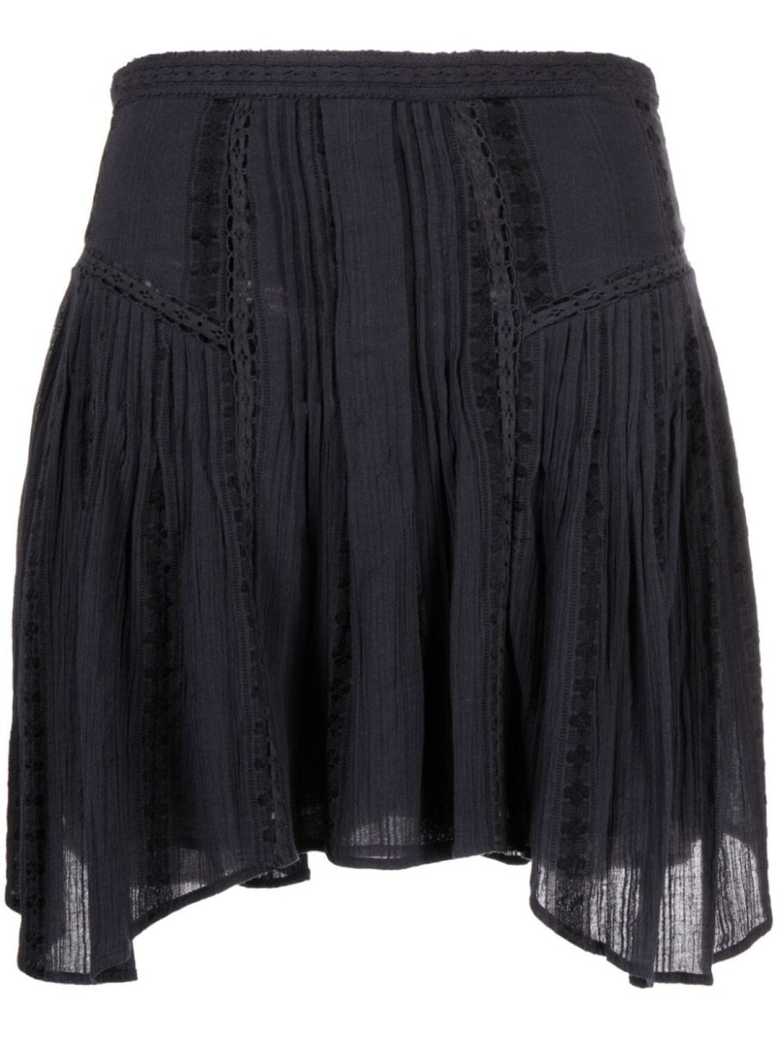 

Marant Étoile юбка мини Jorena со складками, черный