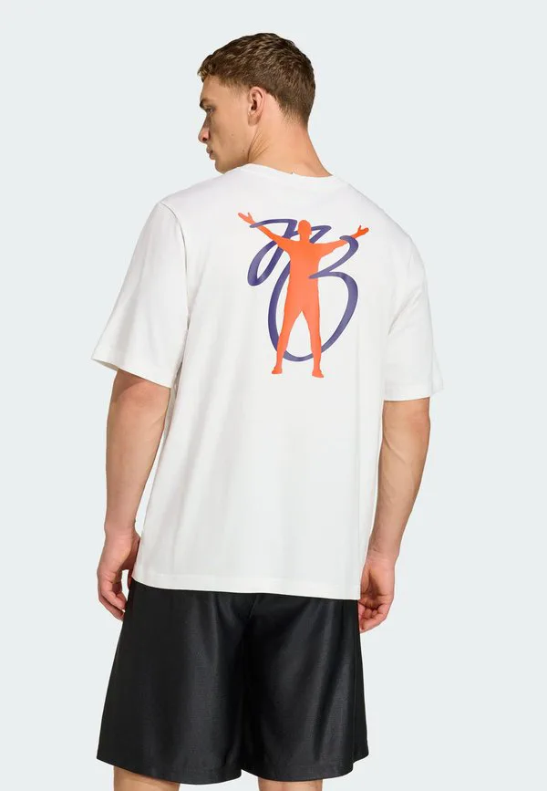 Спортивная футболка джуда беллингхема Adidas Originals, Off White