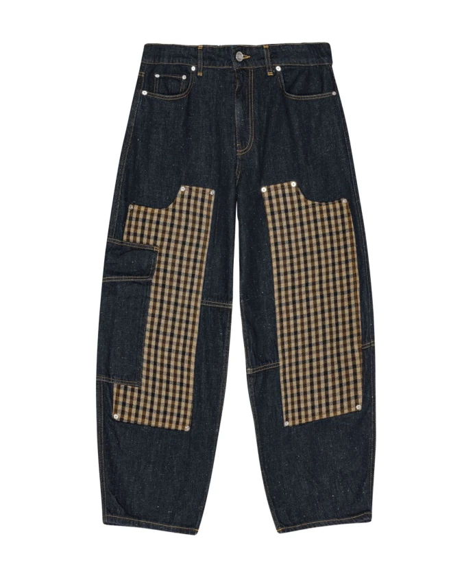 

Классические синие джинсы для женщин Ganni, мультиколор