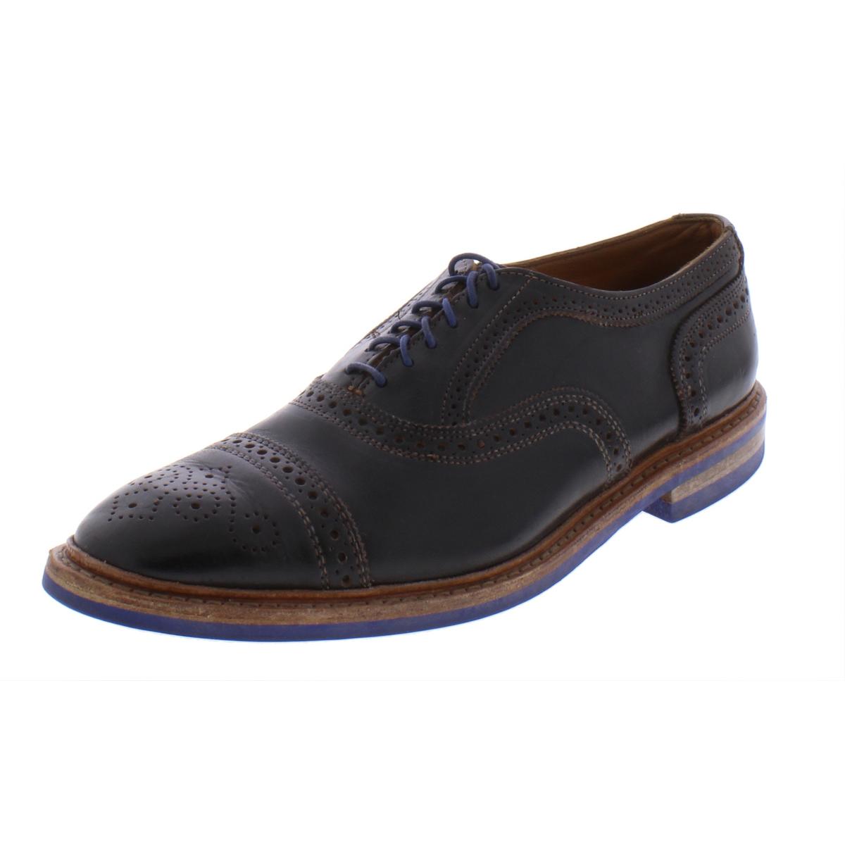 

Strandmonk Мужские кожаные туфли с закругленным носком Allen Edmonds, черный