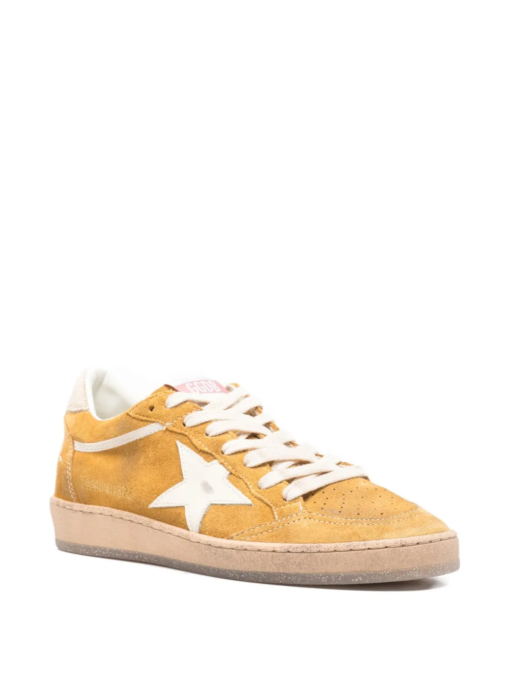 Замшевые кроссовки со звездами GOLDEN GOOSE, коричневый — фото 2