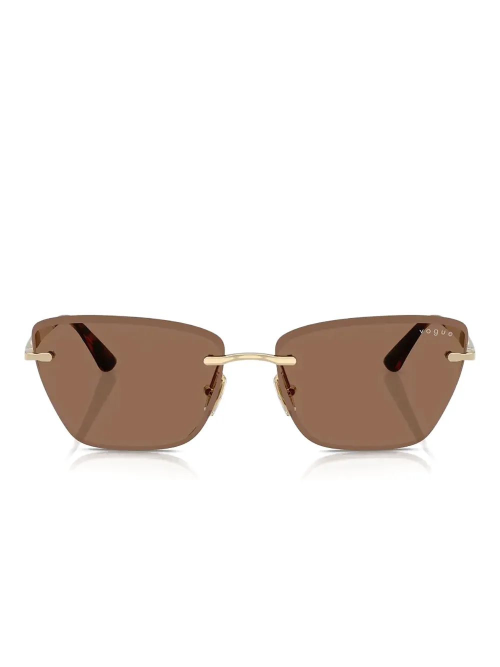 

Солнцезащитные очки без оправы Vogue Eyewear, золотой