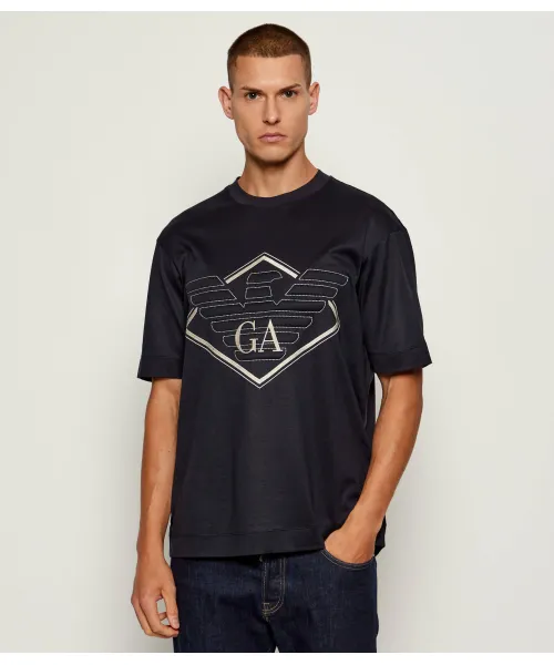 

Футболка Regular fit Emporio Armani, синий