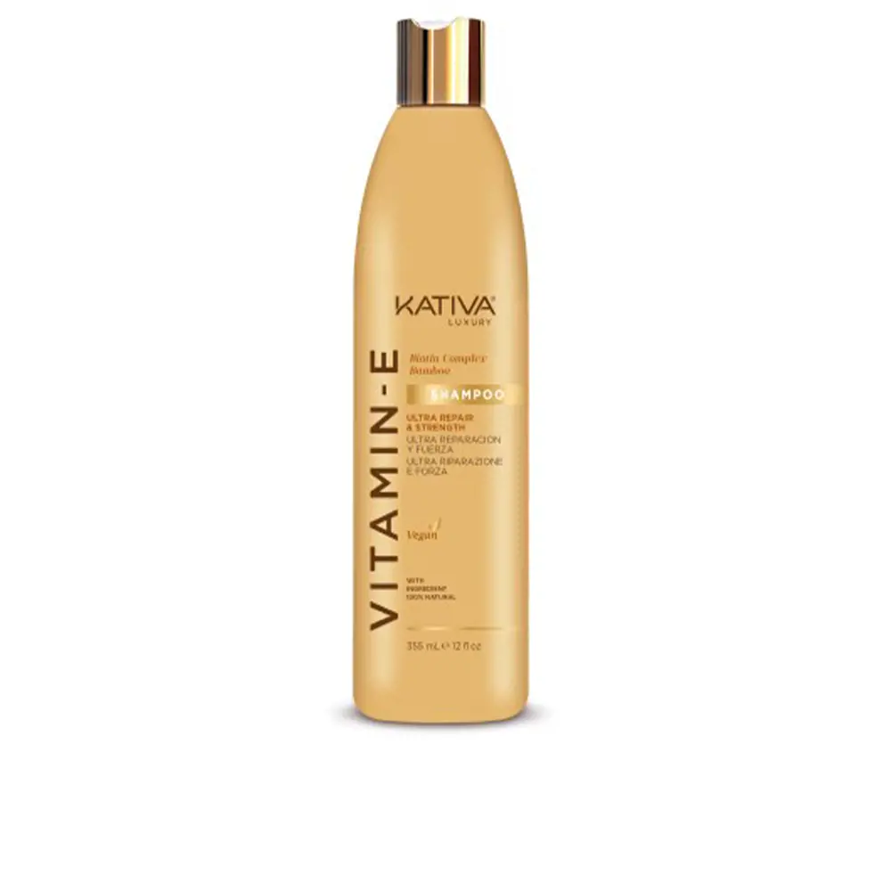 

Шампунь Vitamina e biotina & bamboo shampoo Kativa, 355 мл.