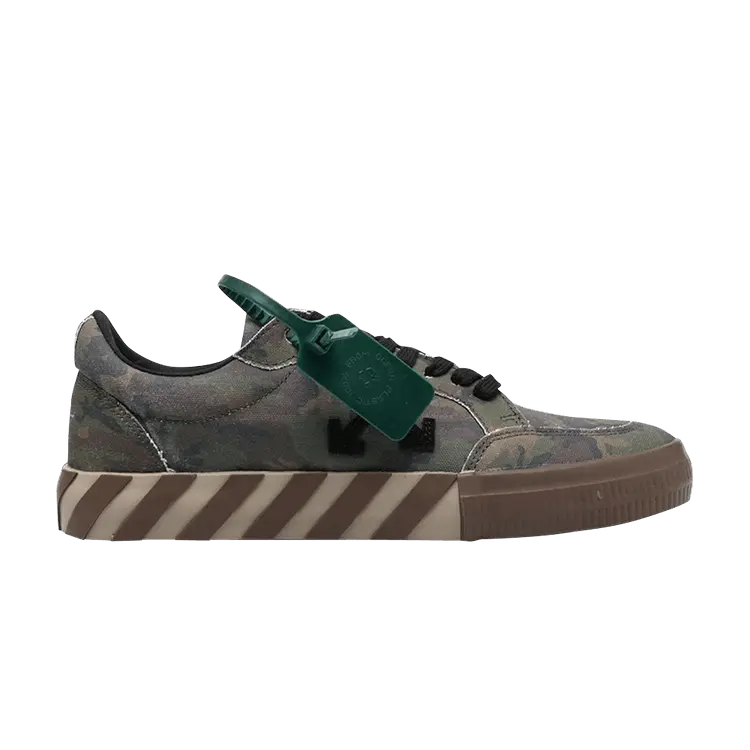 

Кроссовки Off-White Off-White Vulc Sneaker 'Camo', зеленый