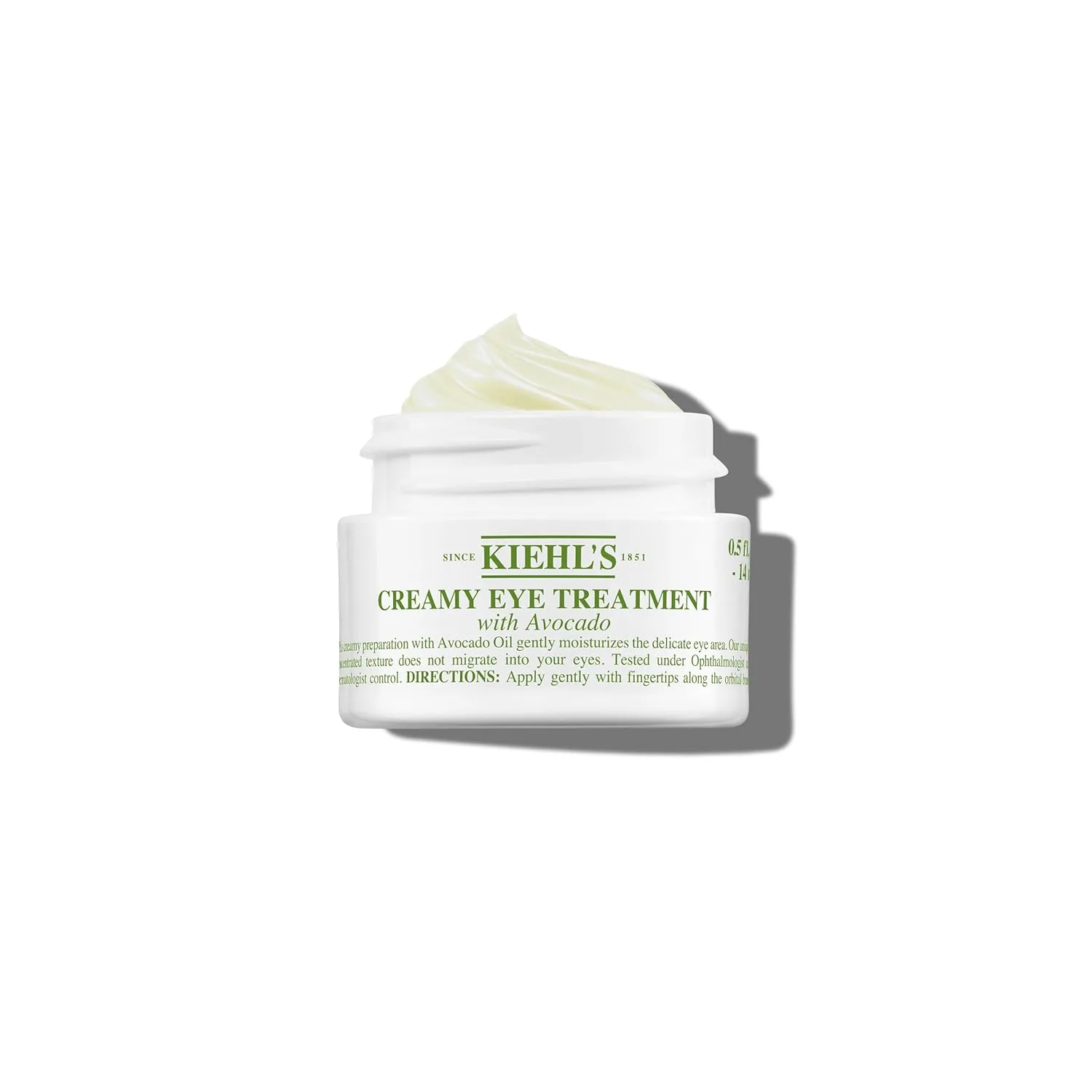 Kiehl's крем для кожи вокруг глаз с авокадо, против отеков и темных кругов, с кофеином, 99% натуральный состав 14,8 мл (1 шт.)