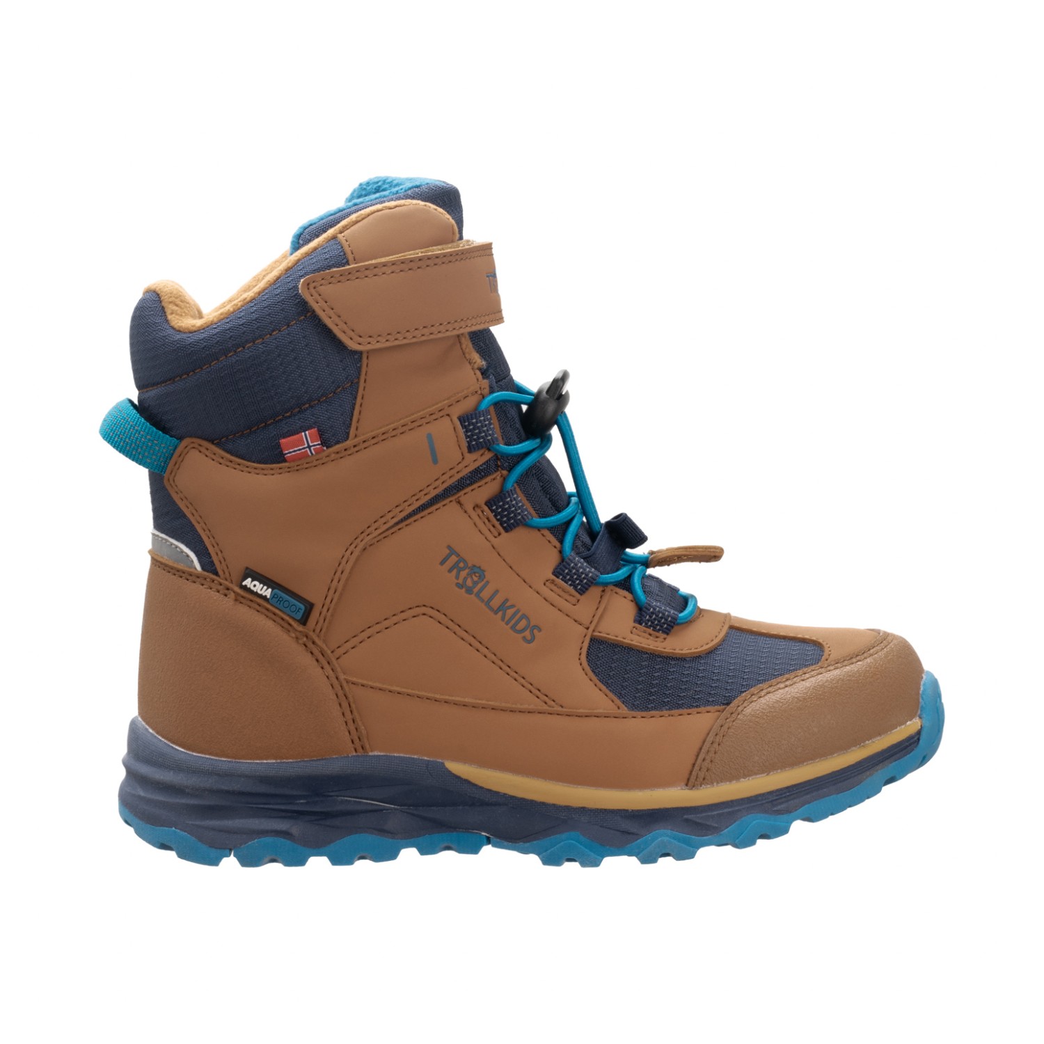 

Зимняя обувь Trollkids Hafjell Winter Boots XT, цвет Almond/Mystic Blue