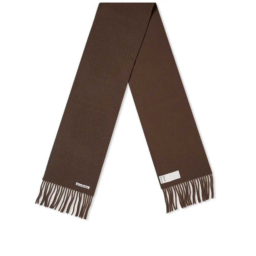 

Шарф Acne Studios Vargo из вареной шерсти, серый