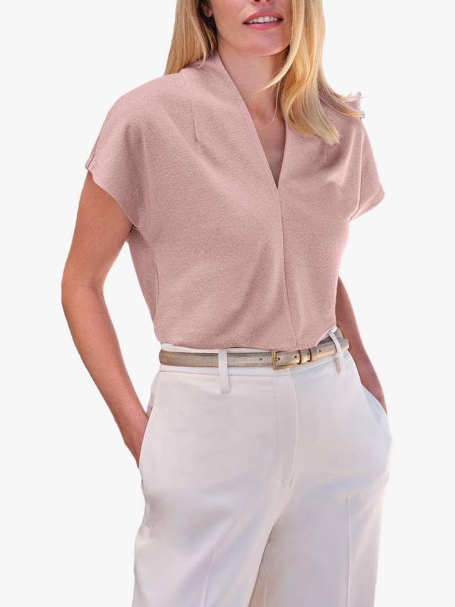 

Топ с V-образным вырезом и нежным мерцанием Pure Collection, Oyster Sparkle