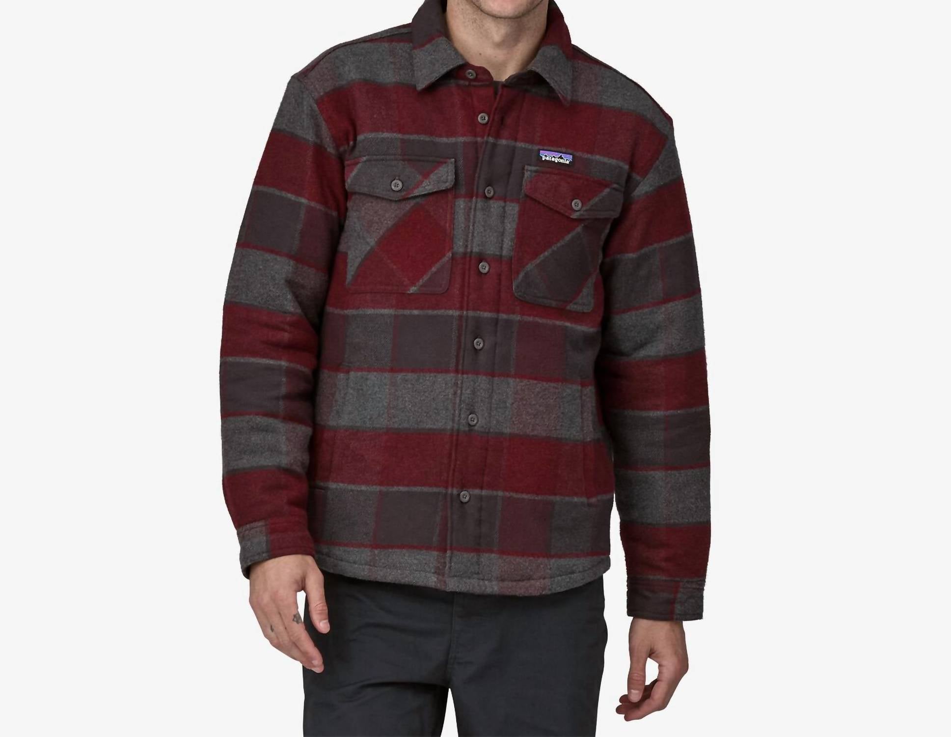 

Утепленная рубашка из фланели Fjord Ink Black Patagonia