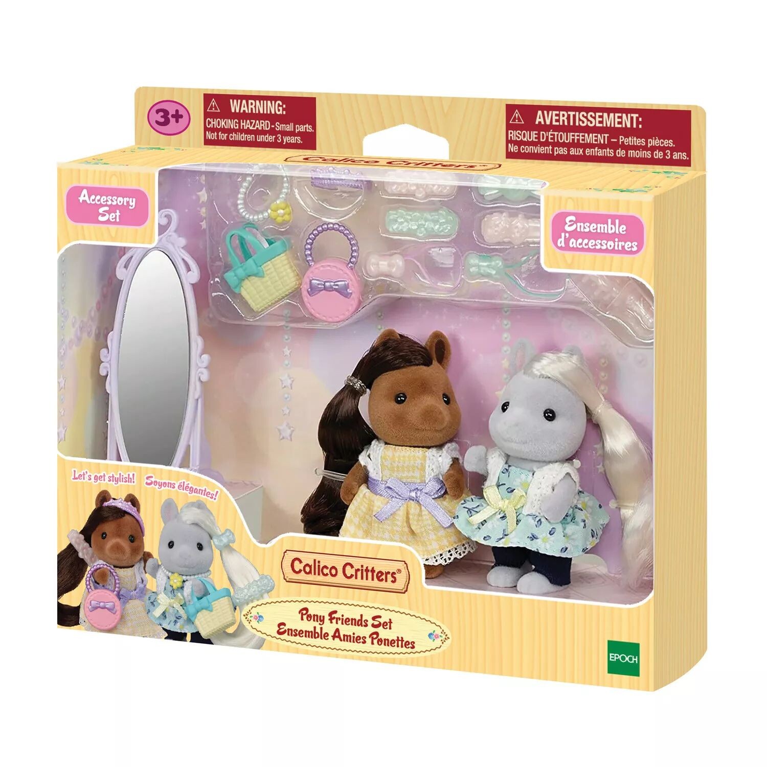 

Игровой набор кукольного домика Calico Critters Pony Friends с фигурками и аксессуарами Calico Critters