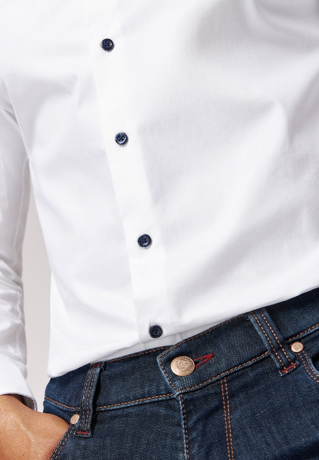 

Рубашка EXTRA SLIM FIT ROY ROBSON, белый