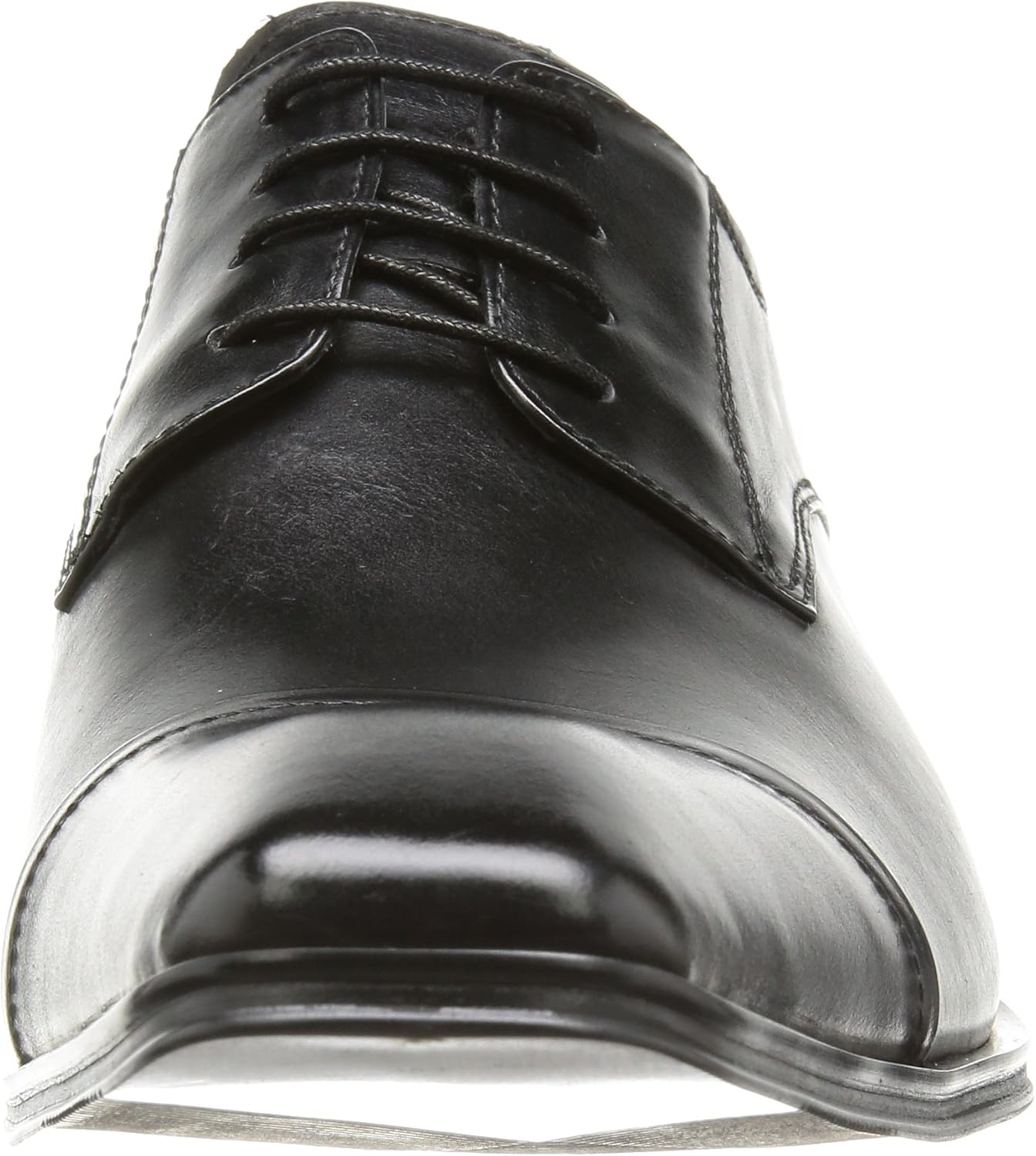 Кожаные мужские туфли с отделкой Oxfords, закрытые шнуровкой, черные и коричневые Lucius, черный — фото 2