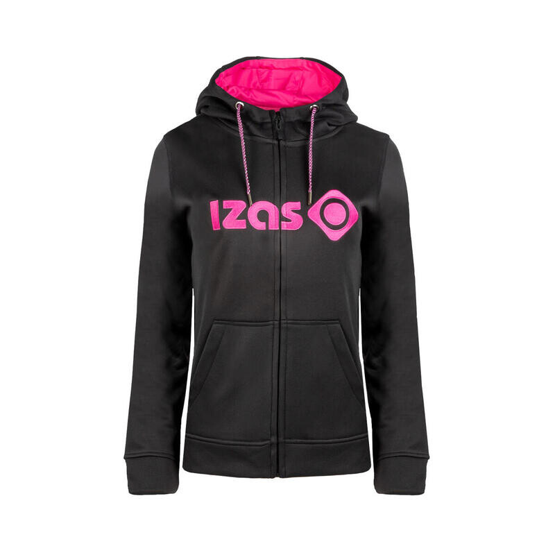 

Толстовка Izas, цвет schwarz/fuchsienrosa
