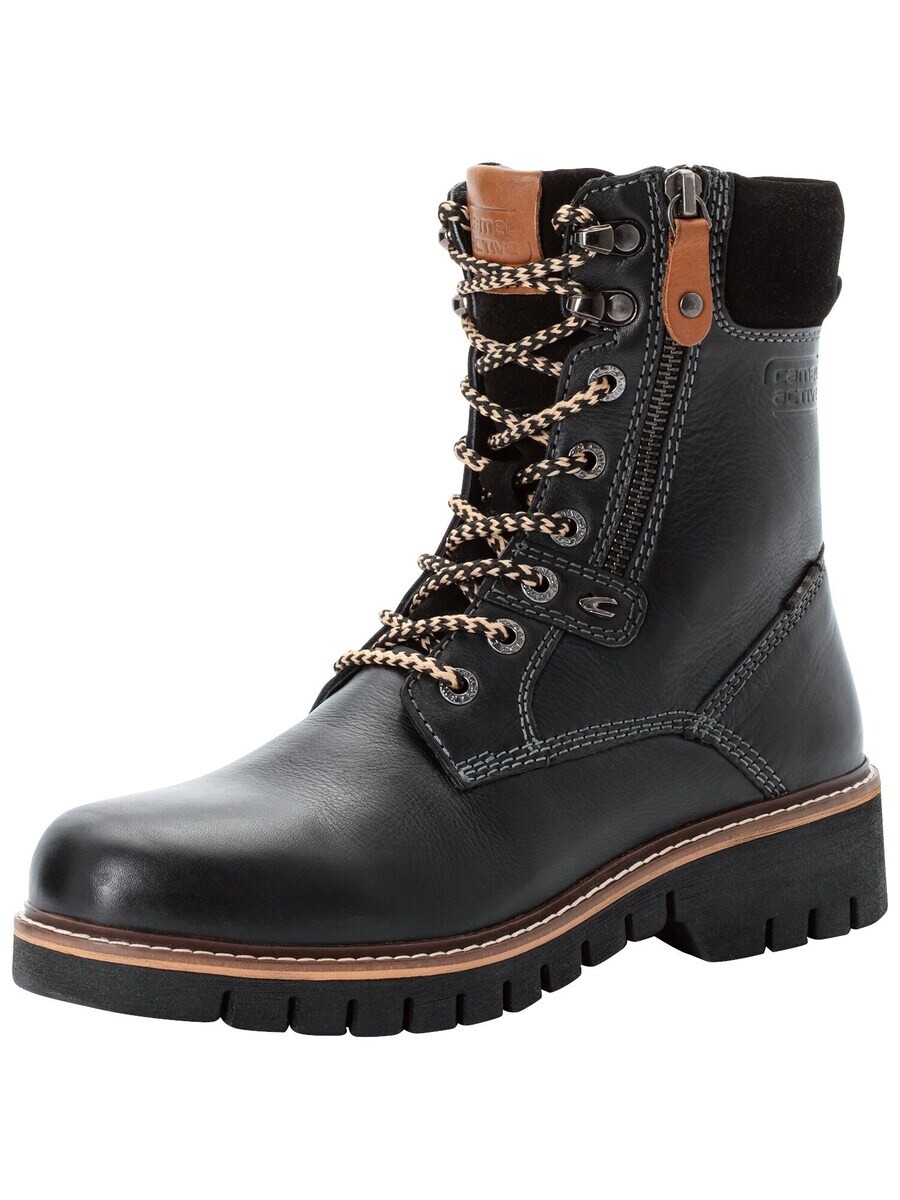 Ботинки на шнуровке CAMEL ACTIVE Lace-Up Boots, черный