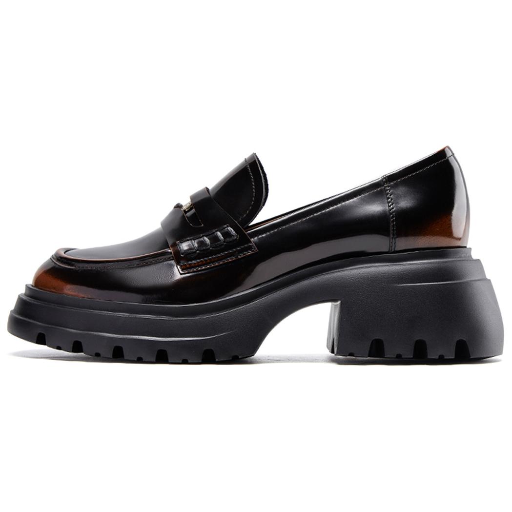 Туфли на высоком каблуке 6,5 см, женские NINE WEST, Brown Polished