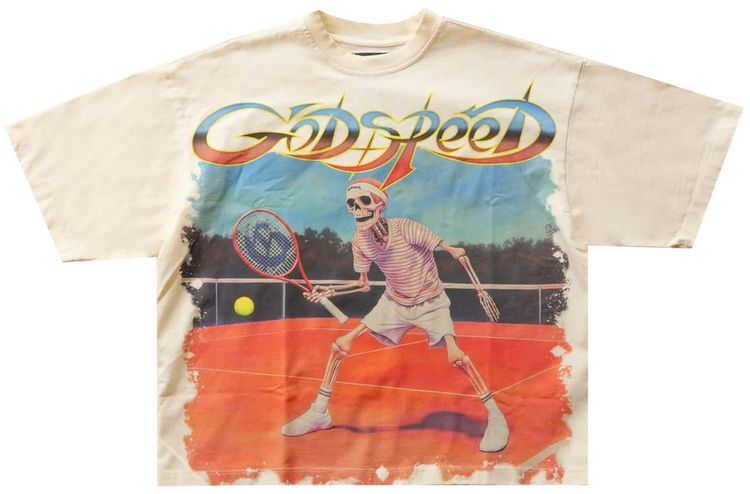 

Футболка Godspeed Top Spin Tee, кремовый, Бежевый, Футболка Godspeed Top Spin Tee, кремовый