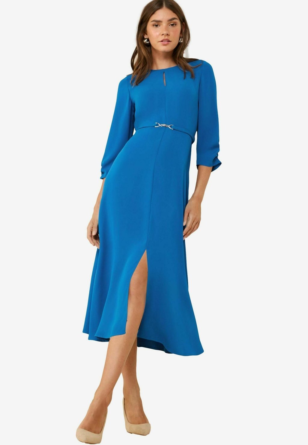 

Повседневное платье REGULAR FIT BELTED TAILORED Friends Like These, синий