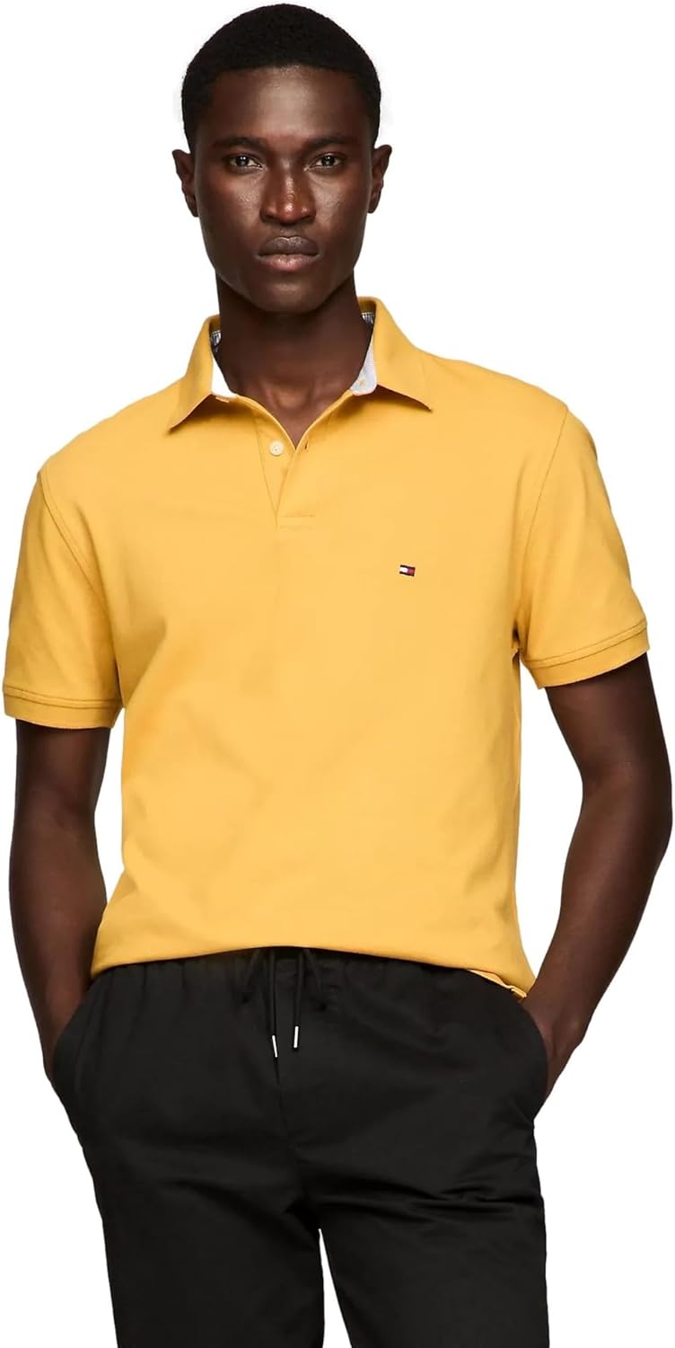 

Мужское поло Tommy Hilfiger S/S, Mustard 700.