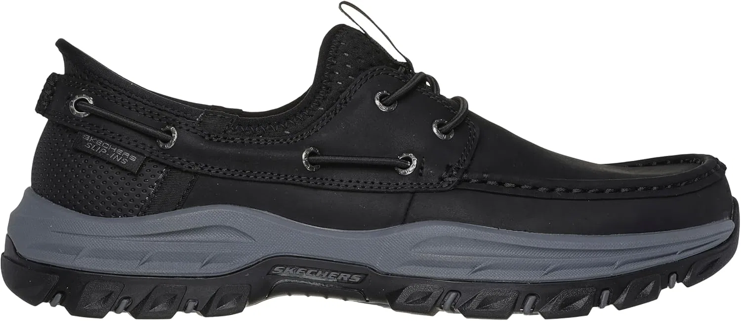 Мужские кроссовки Skechers USA Herren Knowlson-Shore Thing Hands Free Slip-in Mokassin Skechers USA Men's, Black — фото 4