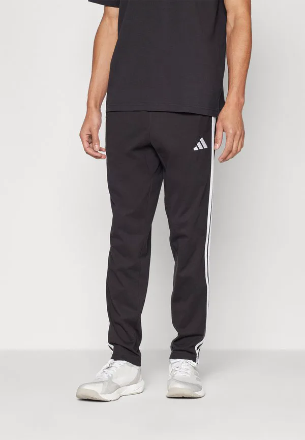 Основные спортивные штаны с тремя полосками Adidas Sportswear, Black/White