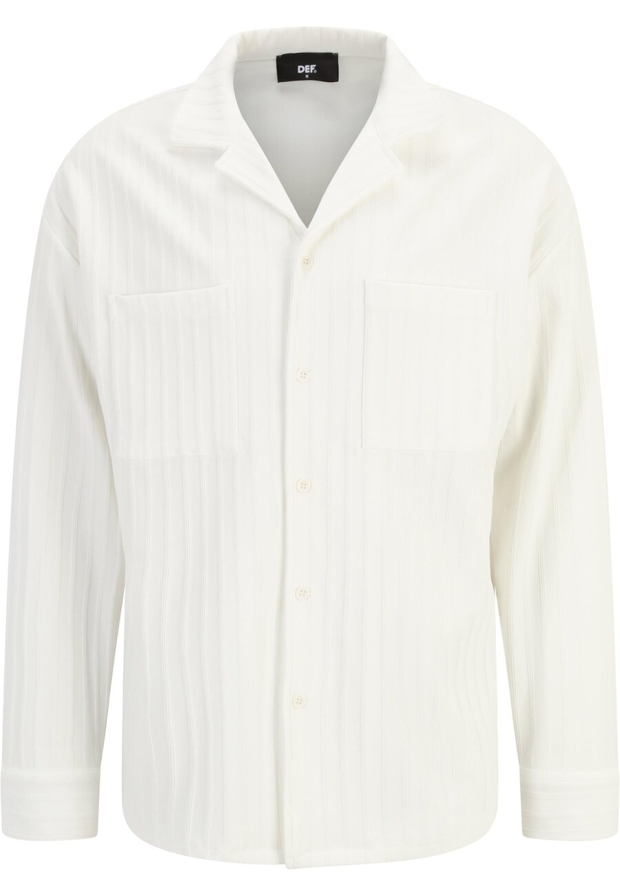 

Рубашка на пуговицах классического кроя DEF Cali, белый