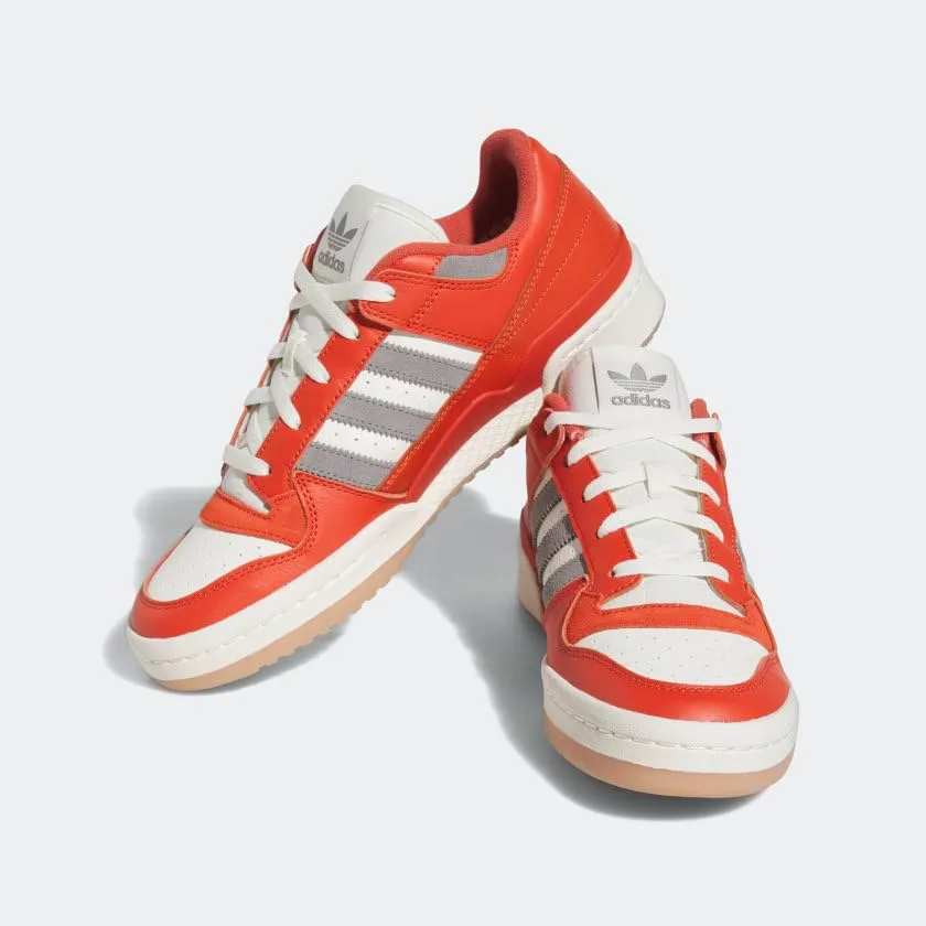 Мужские кроссовки Adidas Forum Low, красный/серый — фото 4