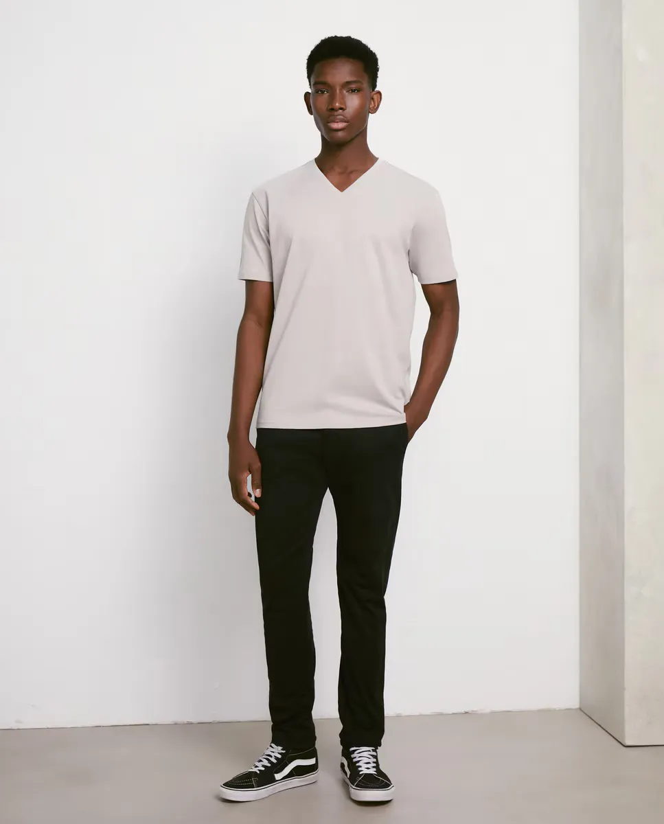 

Мужская однотонная футболка Easy Wear, белый