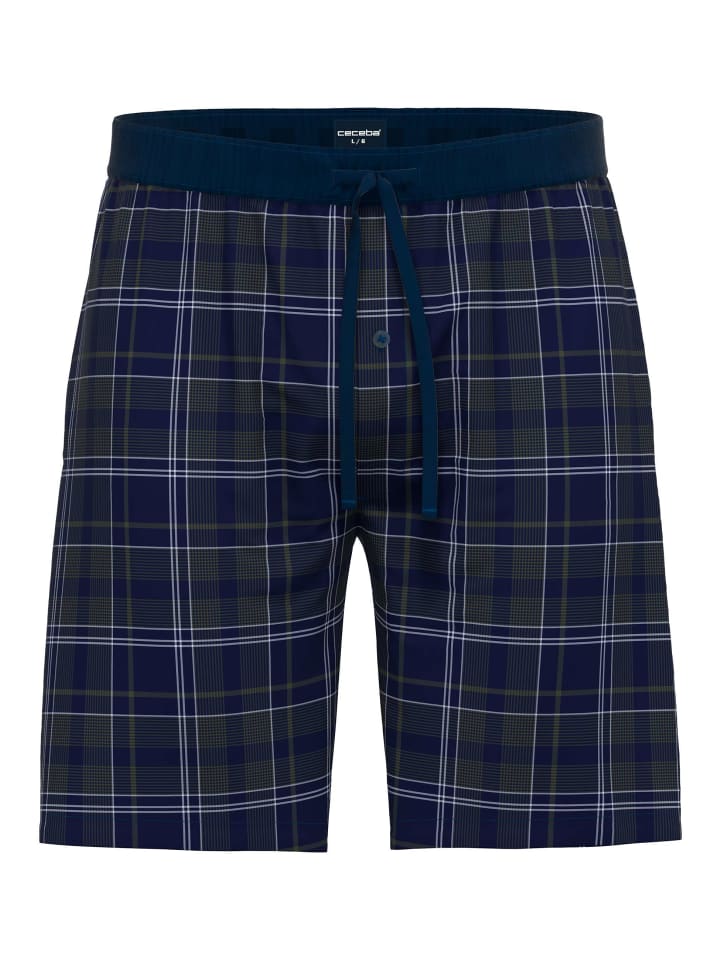 

CECEBA Шорты Bermuda Canadian in blau-dunkel-Karo
