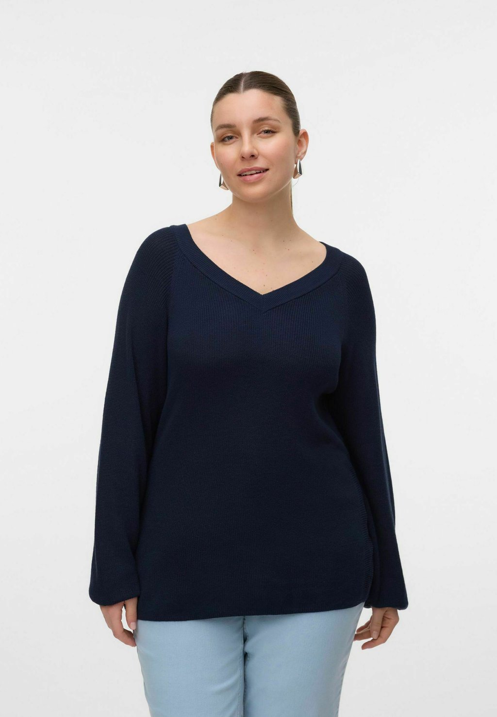 

Джемпер Vero Moda Curve, темно-синий