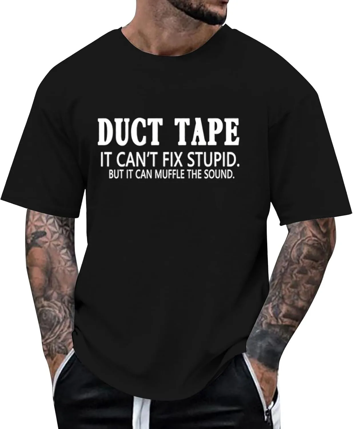 

Мужская футболка с принтом, удобная, с коротким рукавом