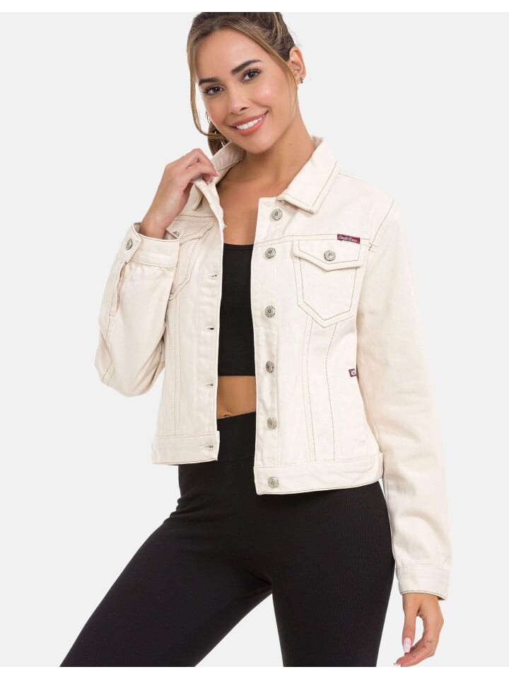 

Джинсовая куртка Cipo & Baxx Jeansjacke, бежевый