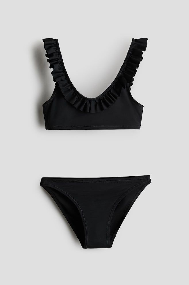 

Бикини с воланами H&M, черный