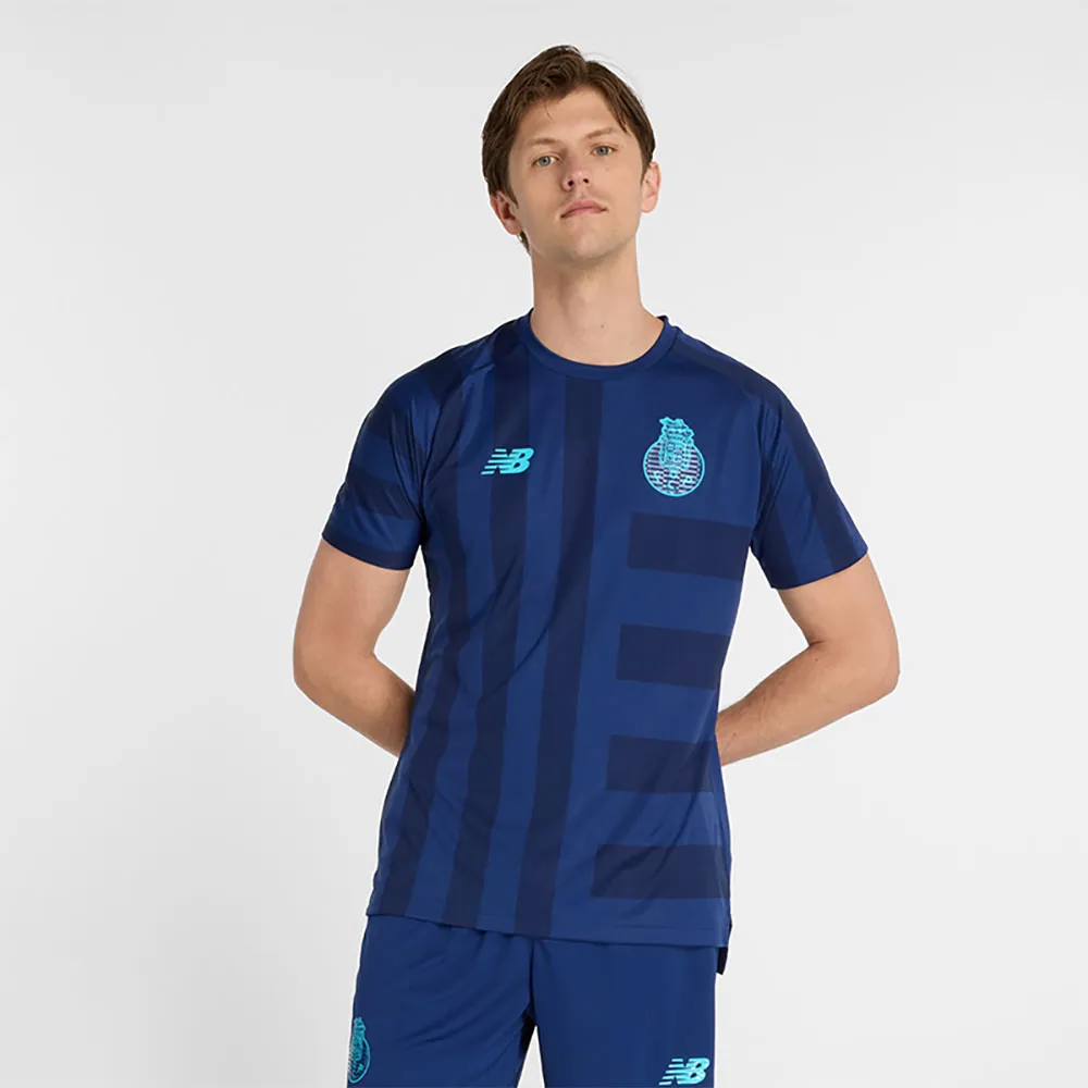 

Футболка с коротким рукавом New Balance FC Porto 24/25 pre match, синий